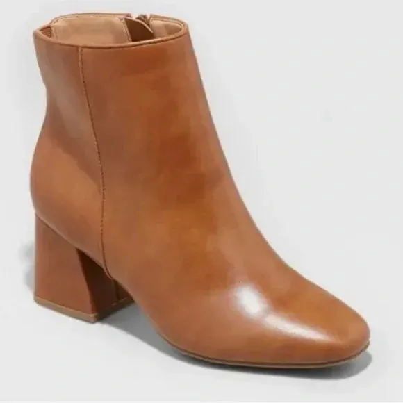 A New Day Women's Adele Cognac Boots 096 10 6137