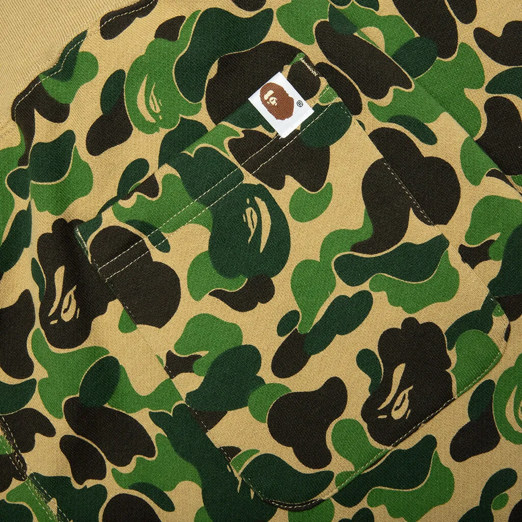 ABC Camo Crystal Stone Sweat Pants - Green