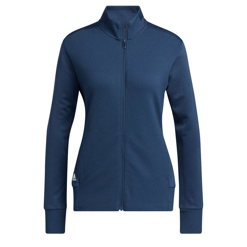 Adidas Ladies Textured Full Zip Jacket