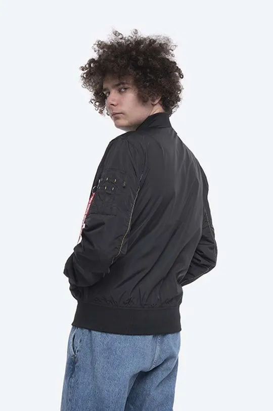 Alpha Industries bomber jacket MA-1 Parachute menﾒs black color