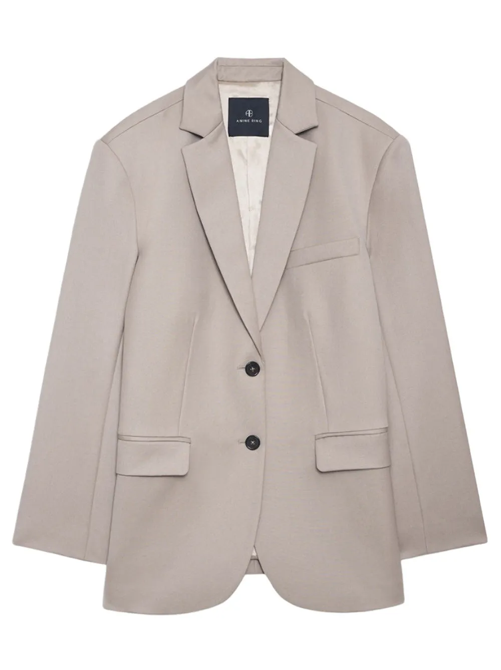 Anine Bing Quinn Blazer in Taupe