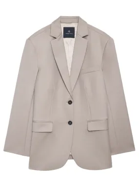 Anine Bing Quinn Blazer in Taupe