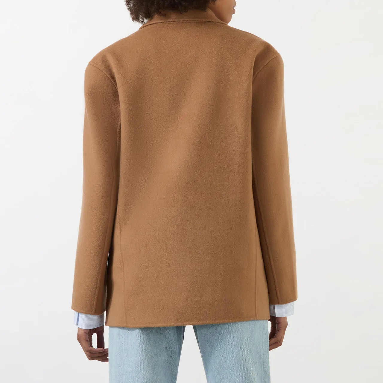 ANINE BING Quinn Single-Breasted Blazer - Camel