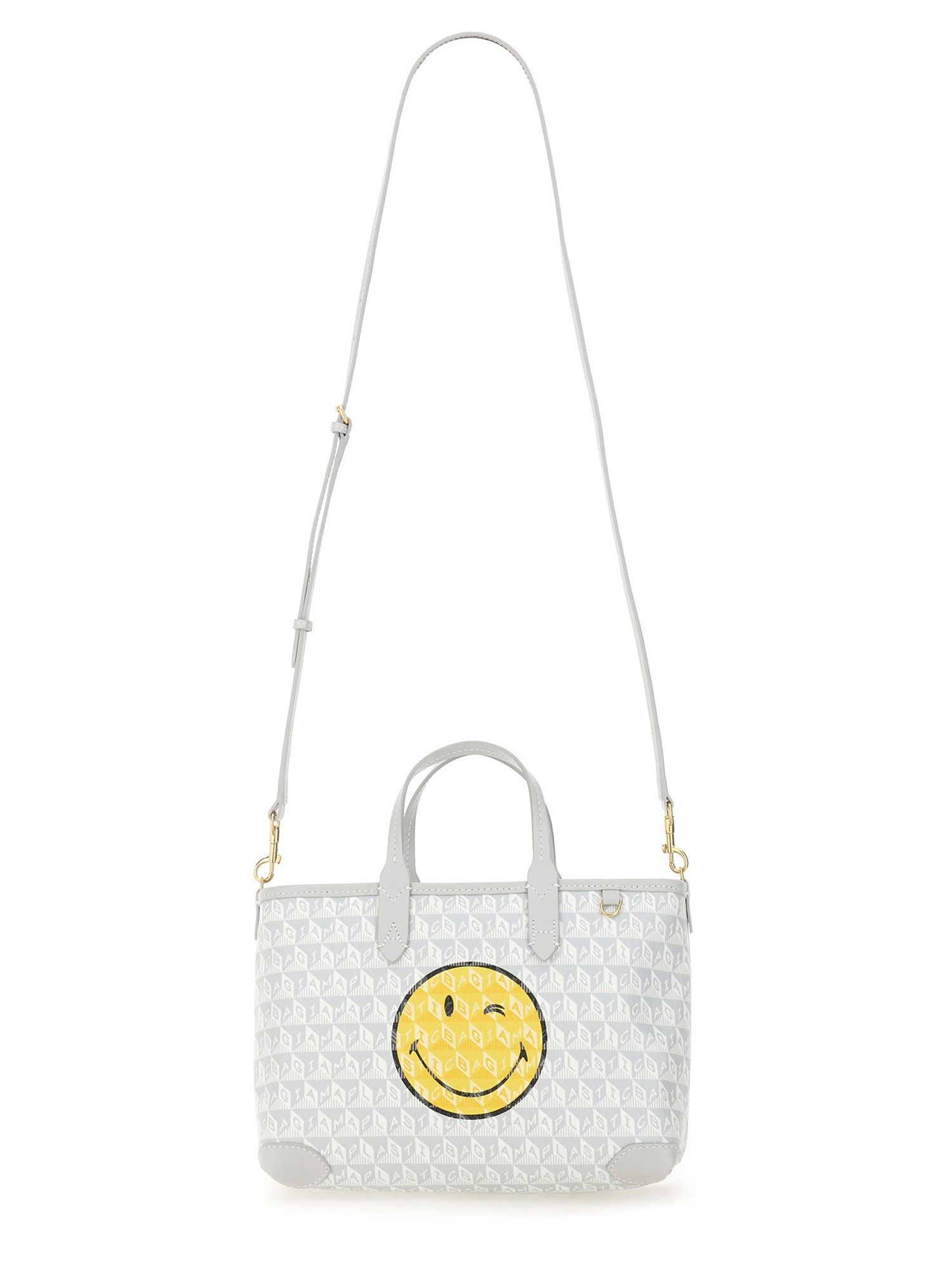 ANYA HINDMARCH    I AM A PLASTIC BAG WINK TOTE BAG XS