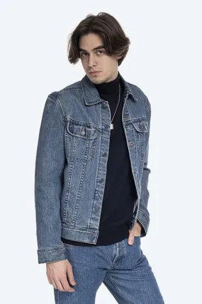 A.P.C. denim jacket Veste Jean Us men's navy blue color