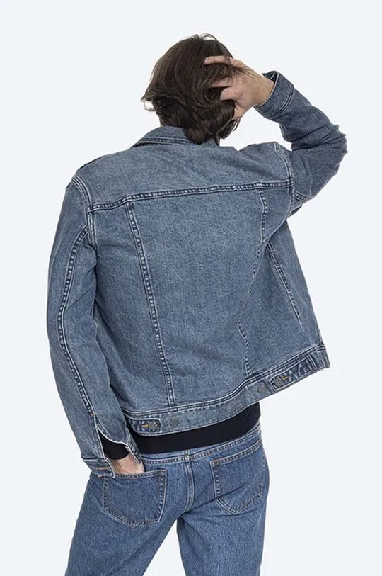 A.P.C. denim jacket Veste Jean Us men's navy blue color