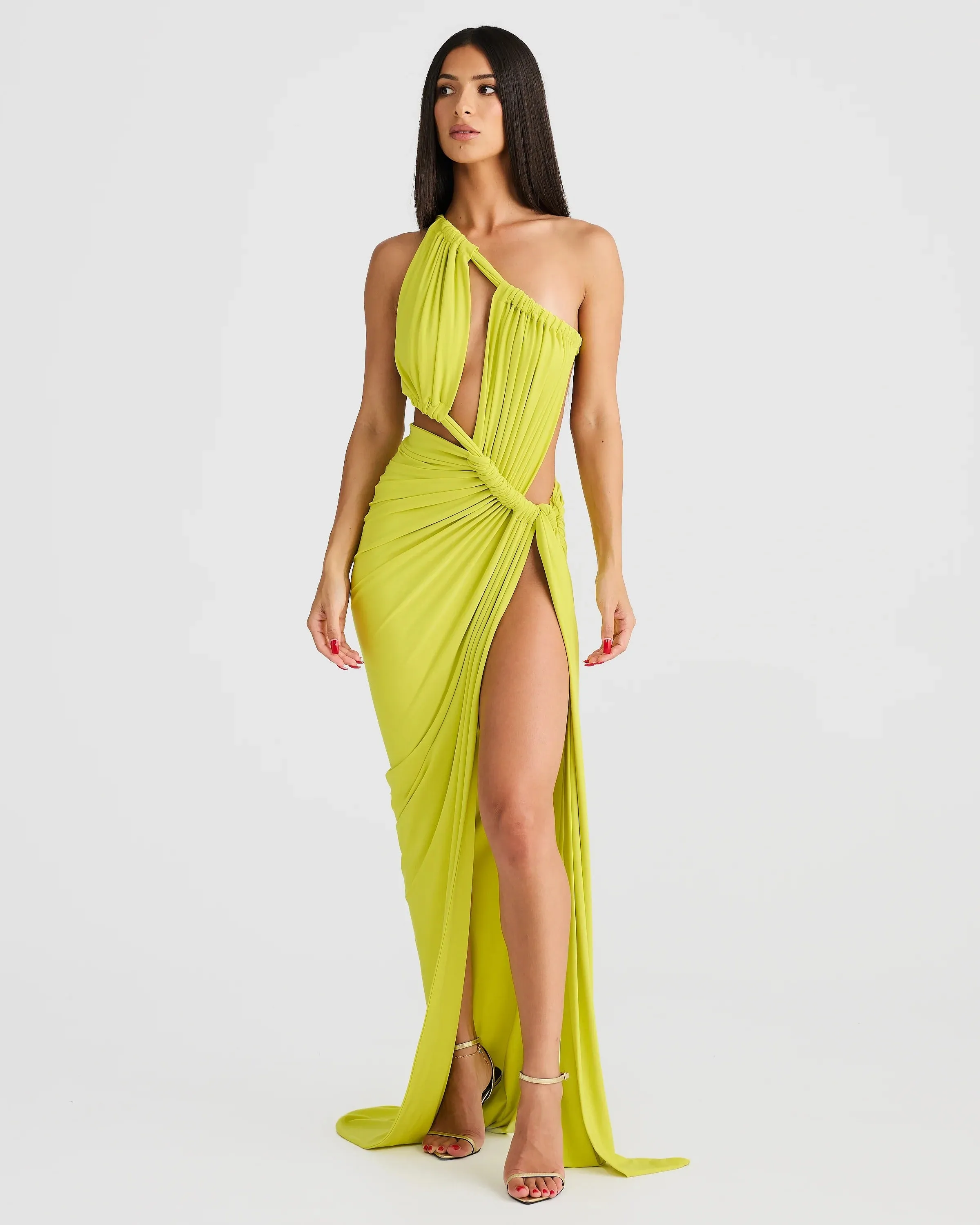 Aphrodite Gown - Chartreuse