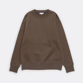 Arne Brushed Crew - Taupe