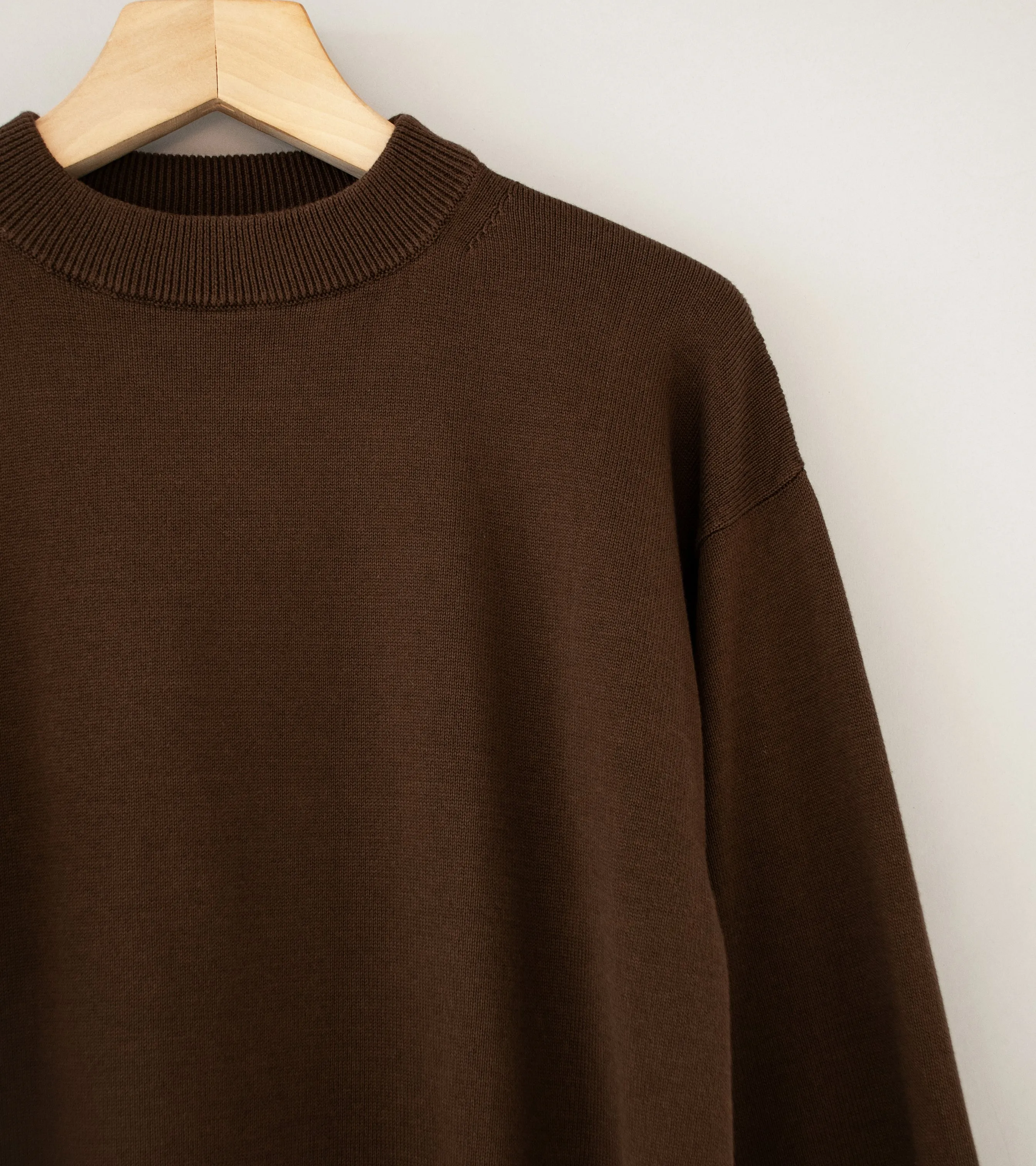 Arpenteur 'Standard Sweater' (Soil Brown Combed Cotton Jersey)