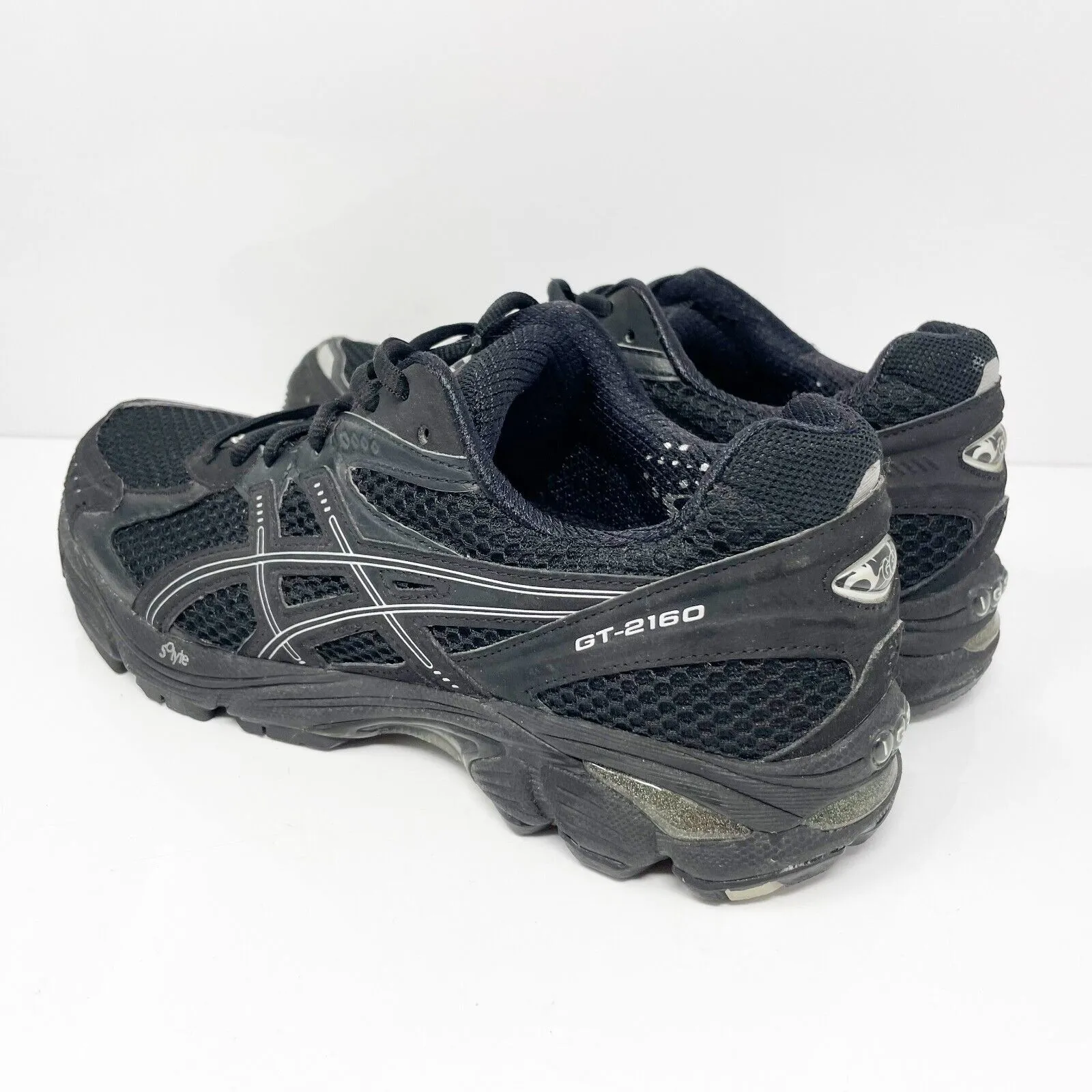 Asics Womens GT 2160 T154N Black Running Shoes Sneakers Size 9