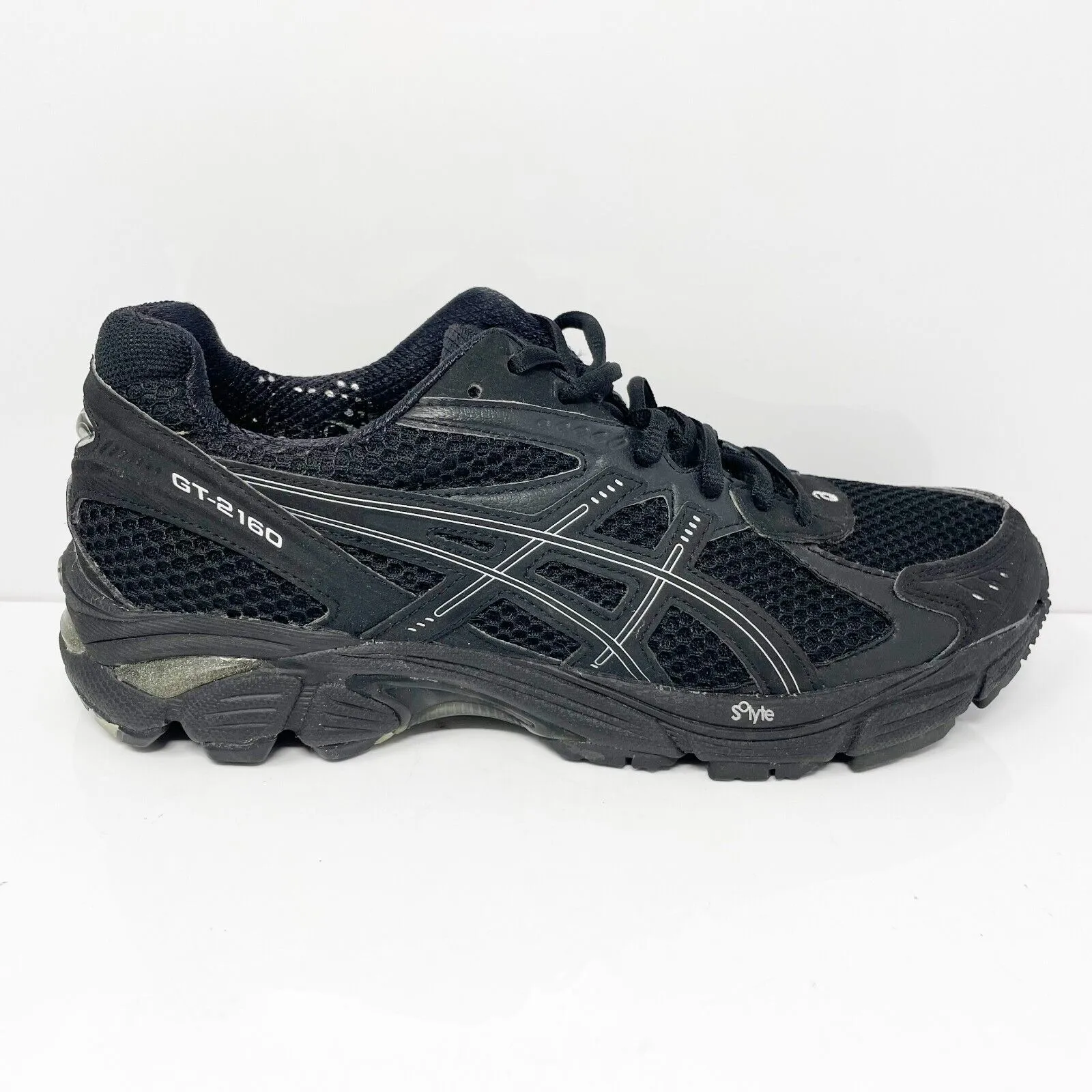 Asics Womens GT 2160 T154N Black Running Shoes Sneakers Size 9