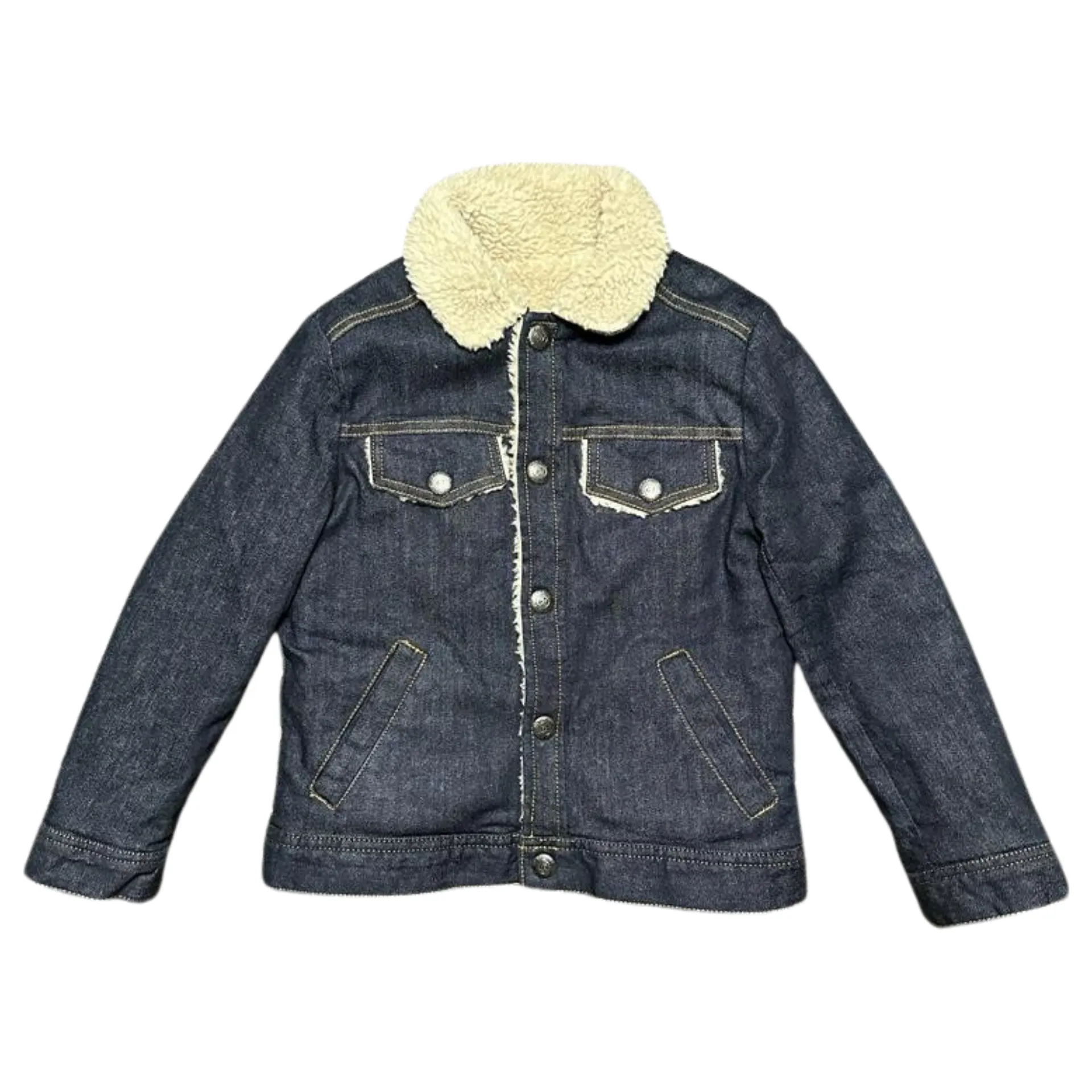 Bonpoint Teddy Lined Denim Jacket