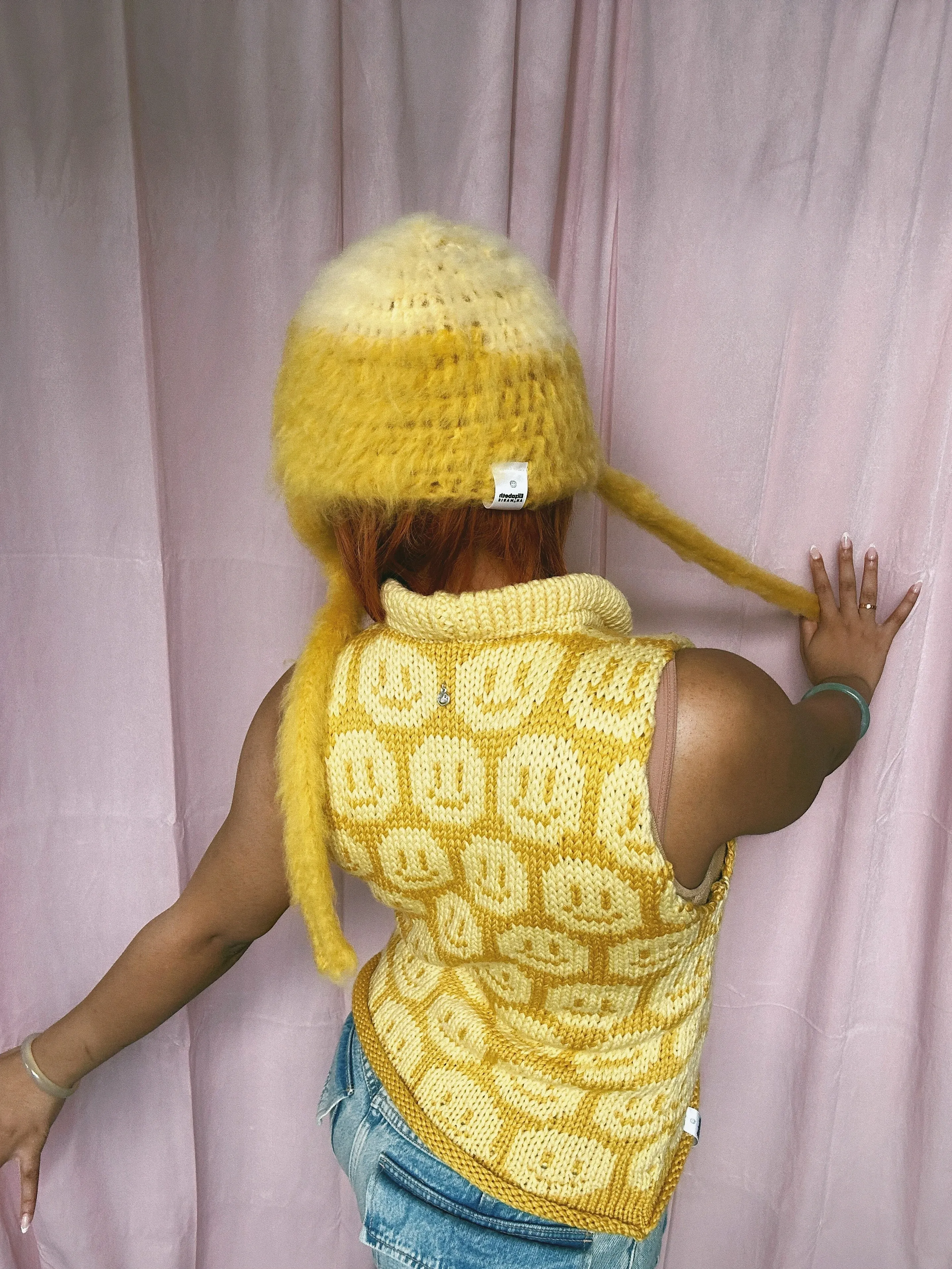 (Brand New) Smiley Aran Vest - MADE TO ORDER