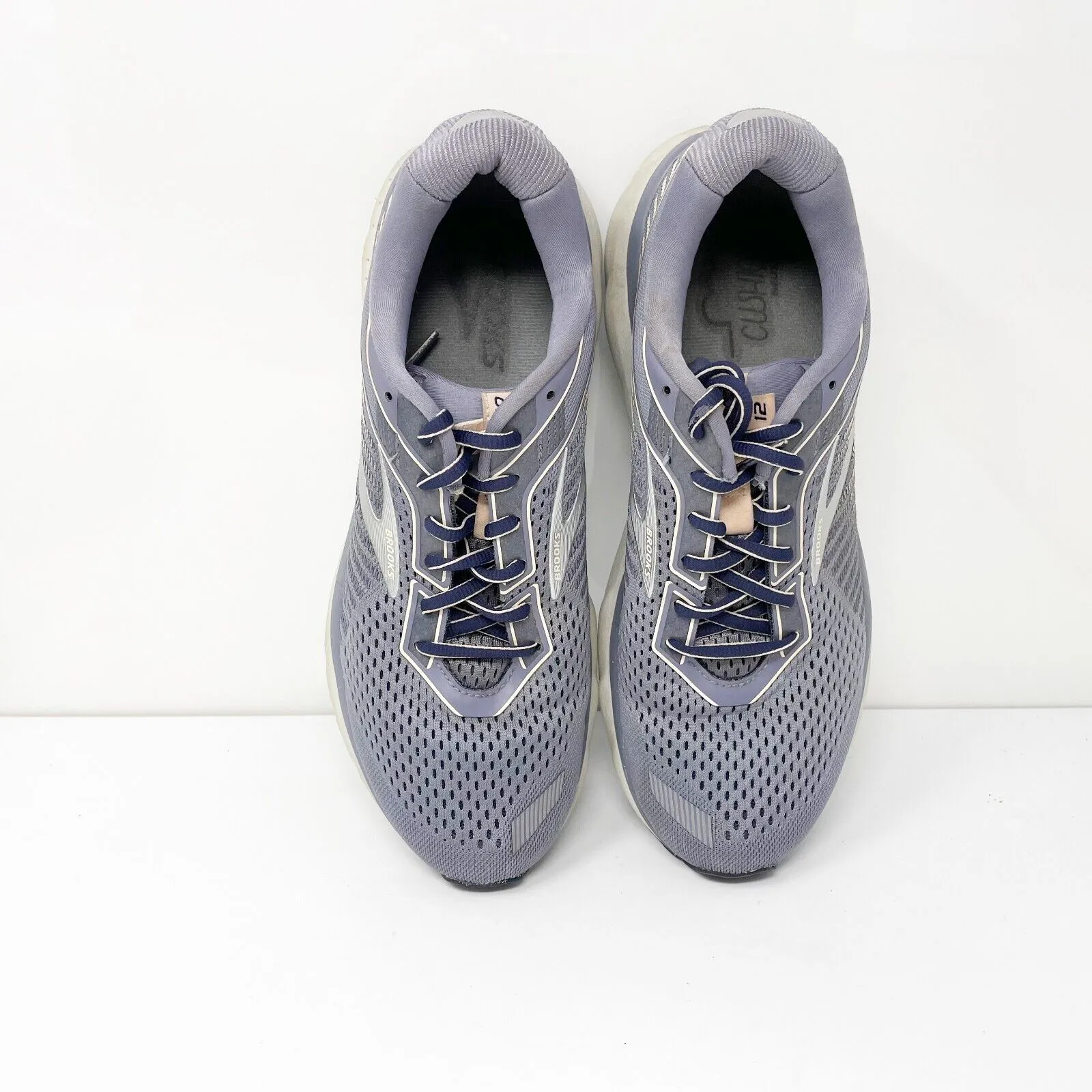 Brooks Womens Ghost 12 1203051B086 Purple Running Shoes Sneakers Size 10.5 B