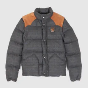 Chevignon Togs Unlimited Down Jacket Wool Herringbone Waistcoat