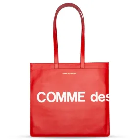 Comme des Garcons SA9001HL Huge Logo Tote Bag - Red