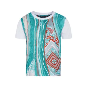 COOGI Sweater-Pieced Tee - South Beach