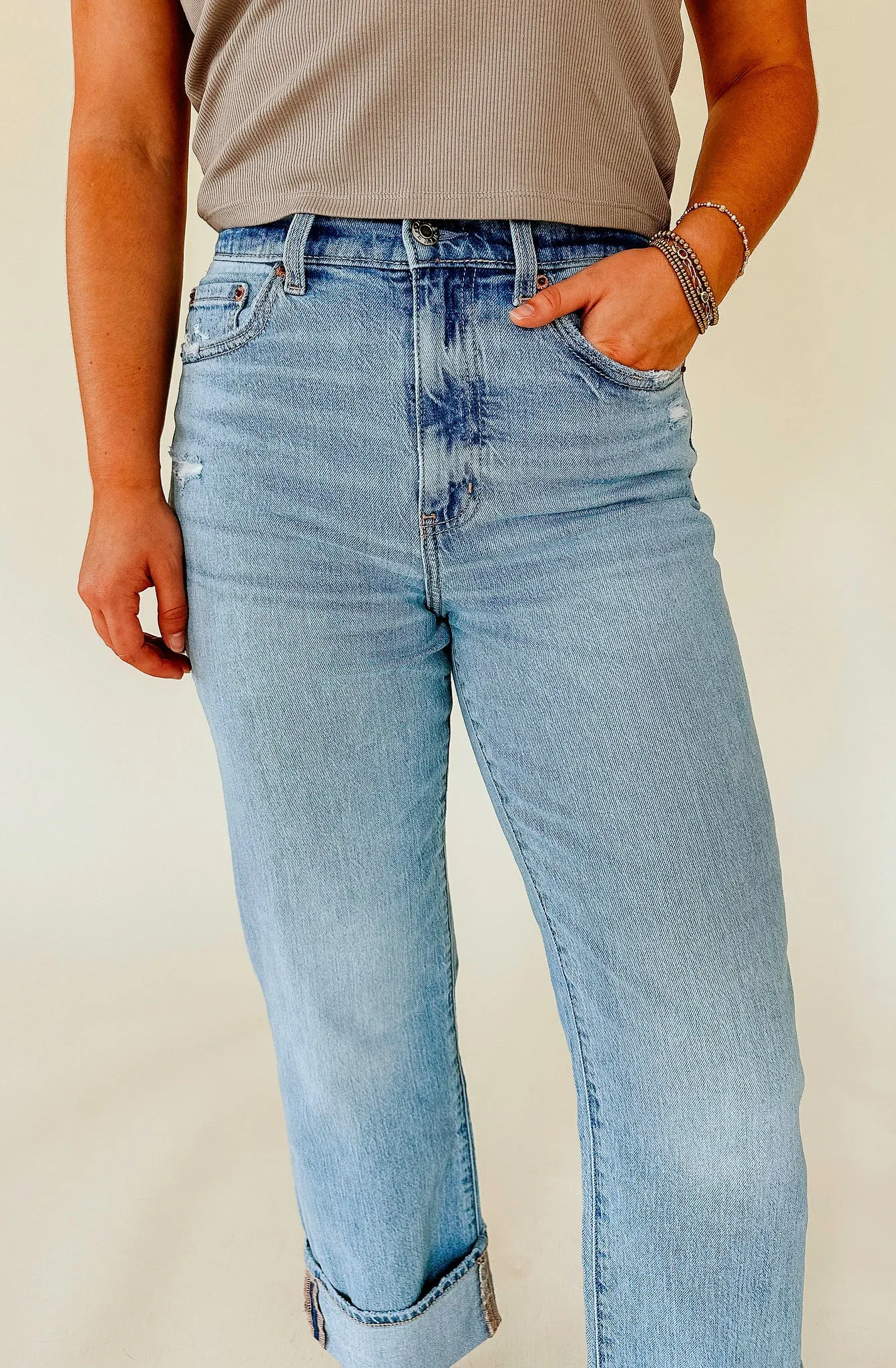 DAZE SUNDAZE CUFF DENIM IN FATE