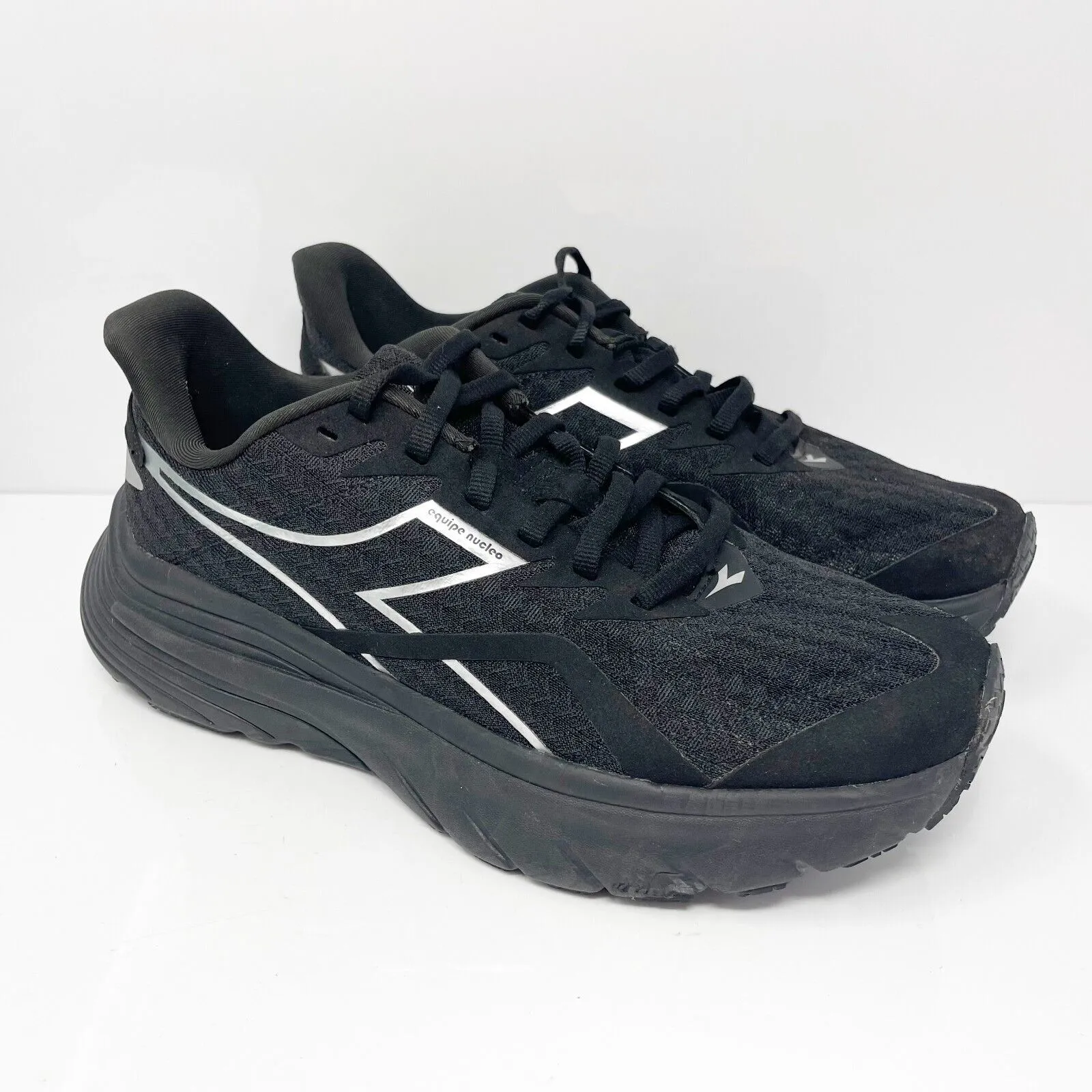 Diadora Womens Equipe Nucleo 101.179095/C0200 Black Running Shoes Sneakers 9.5