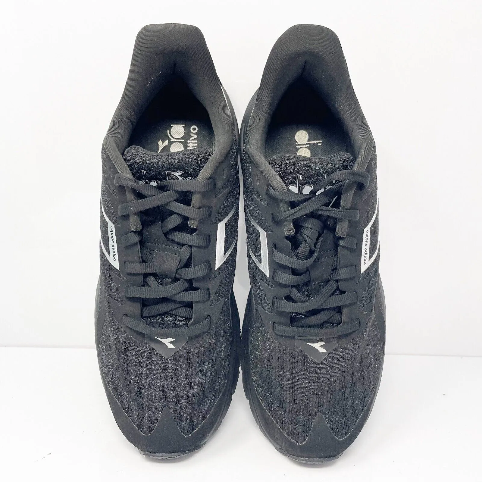 Diadora Womens Equipe Nucleo 101.179095/C0200 Black Running Shoes Sneakers 9.5