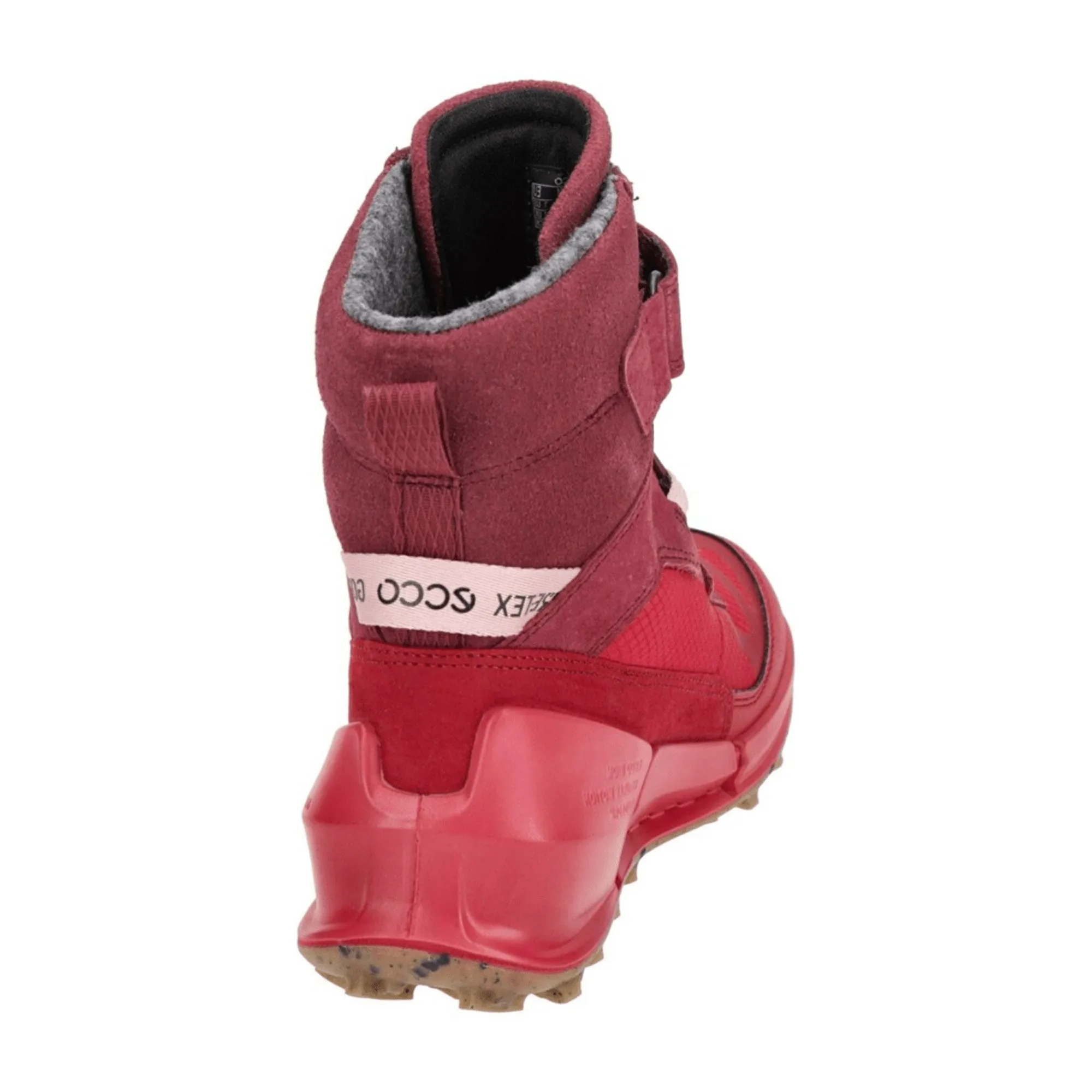 Ecco Biom Kids Boots - Waterproof Gore-Tex Red Winter Boots for Children 711212