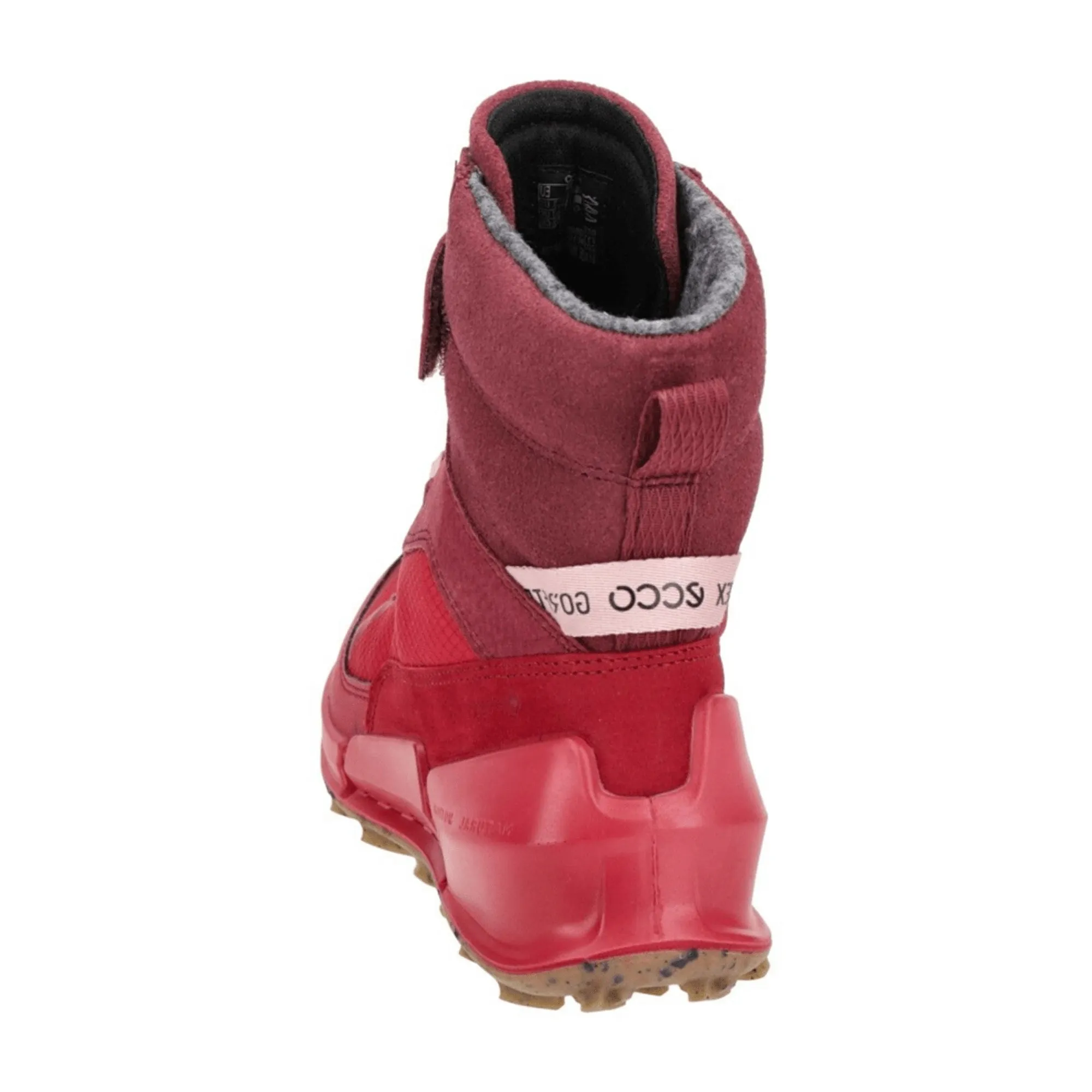 Ecco Biom Kids Boots - Waterproof Gore-Tex Red Winter Boots for Children 711212