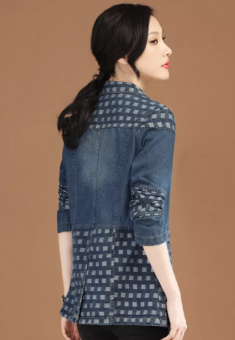 Fashion Lapel Denim Jacket