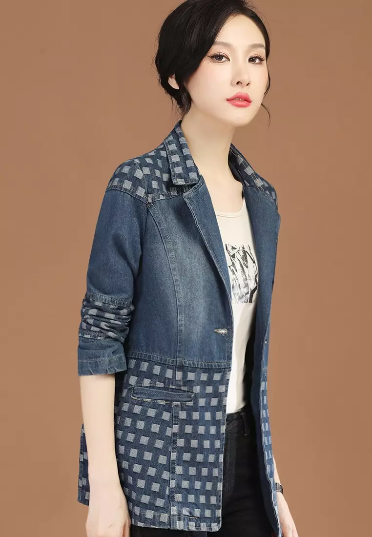 Fashion Lapel Denim Jacket