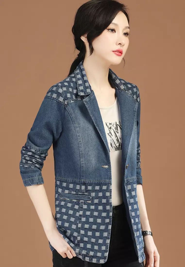 Fashion Lapel Denim Jacket