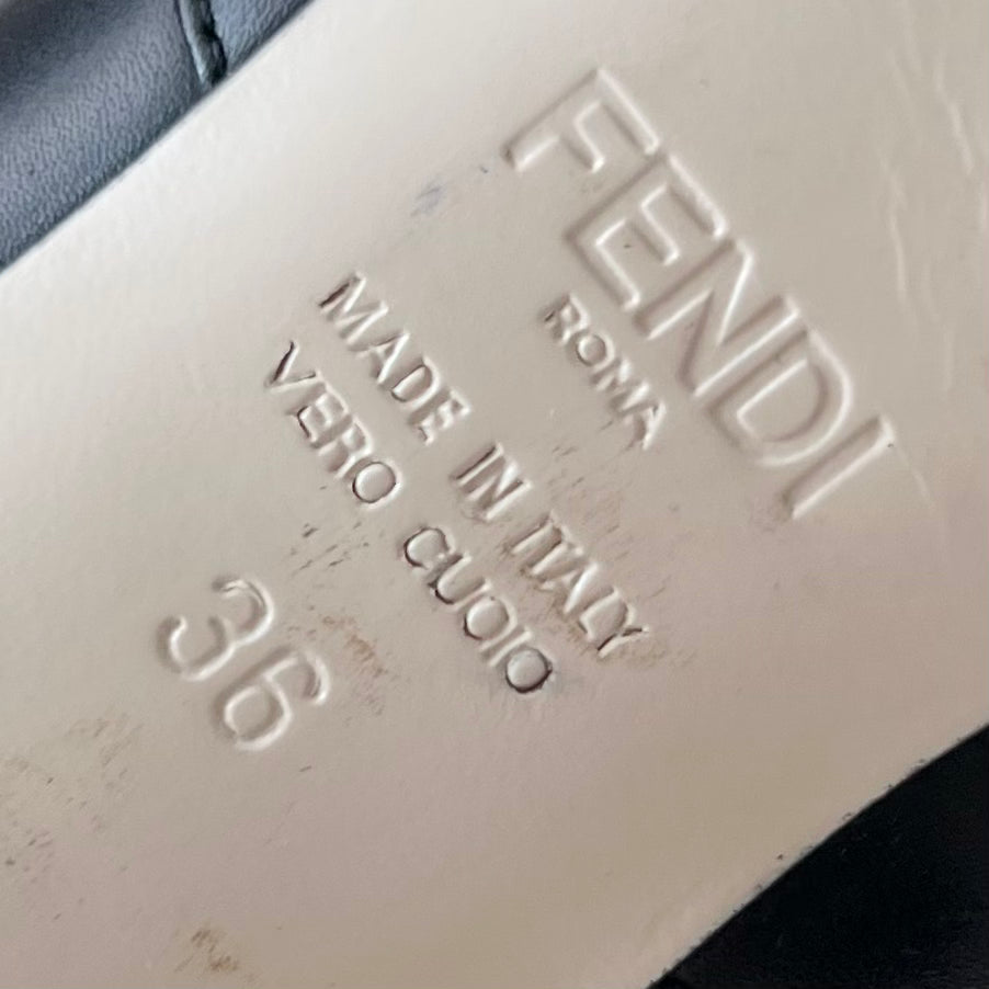 Fendi Tronchotto Ankle Boots