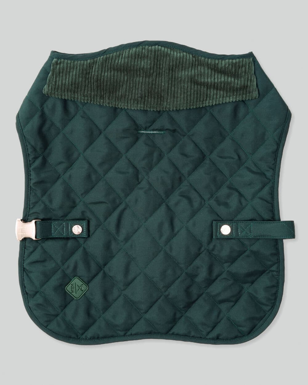 Forest Green Quilted Dog Jacket