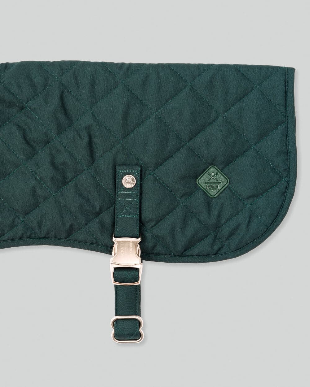 Forest Green Quilted Dog Jacket