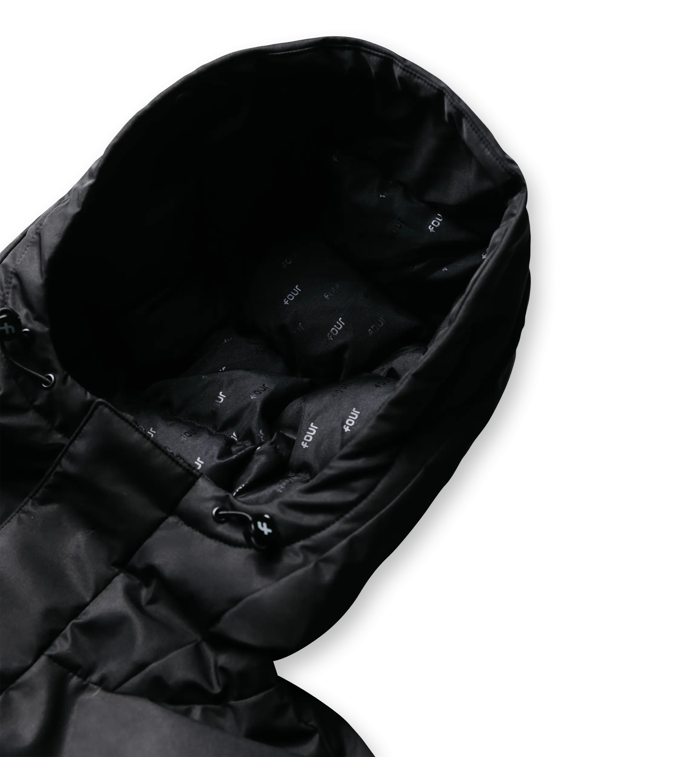 FOUR    Padded Parka Black