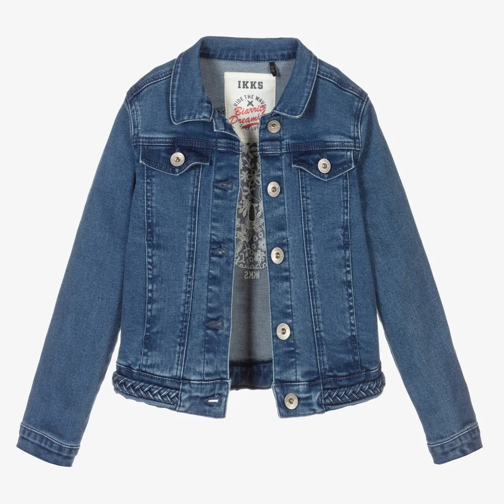 Girls Blue Denim Jacket