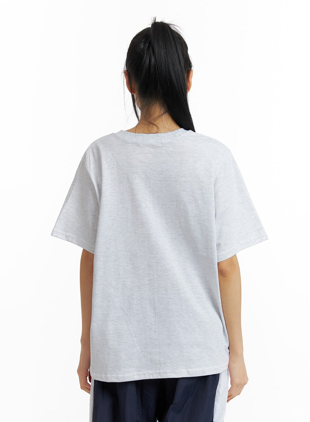 Graphic Lettering Oversized Tee CM407