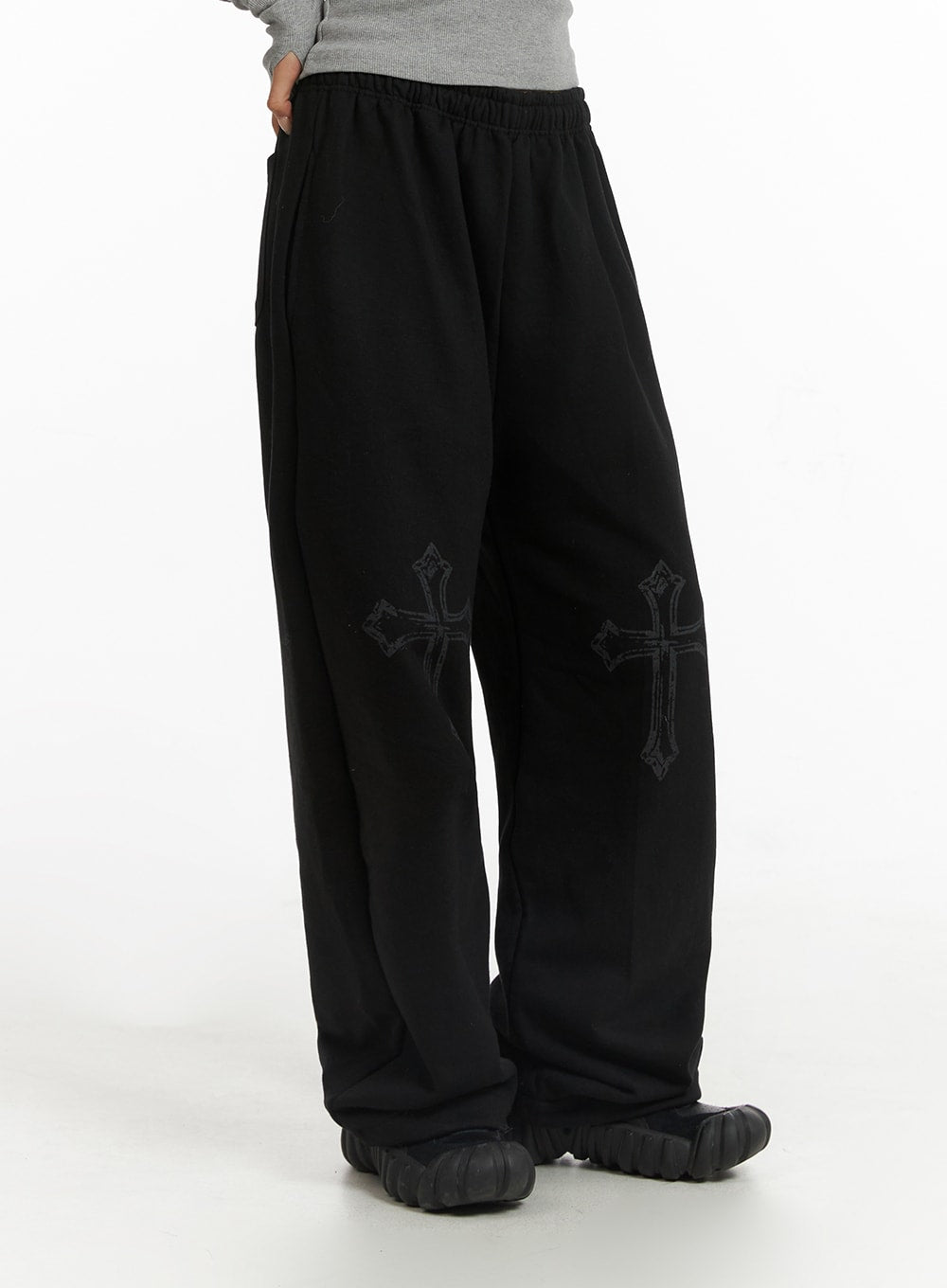 Graphic Straight Leg Sweatpants CF401