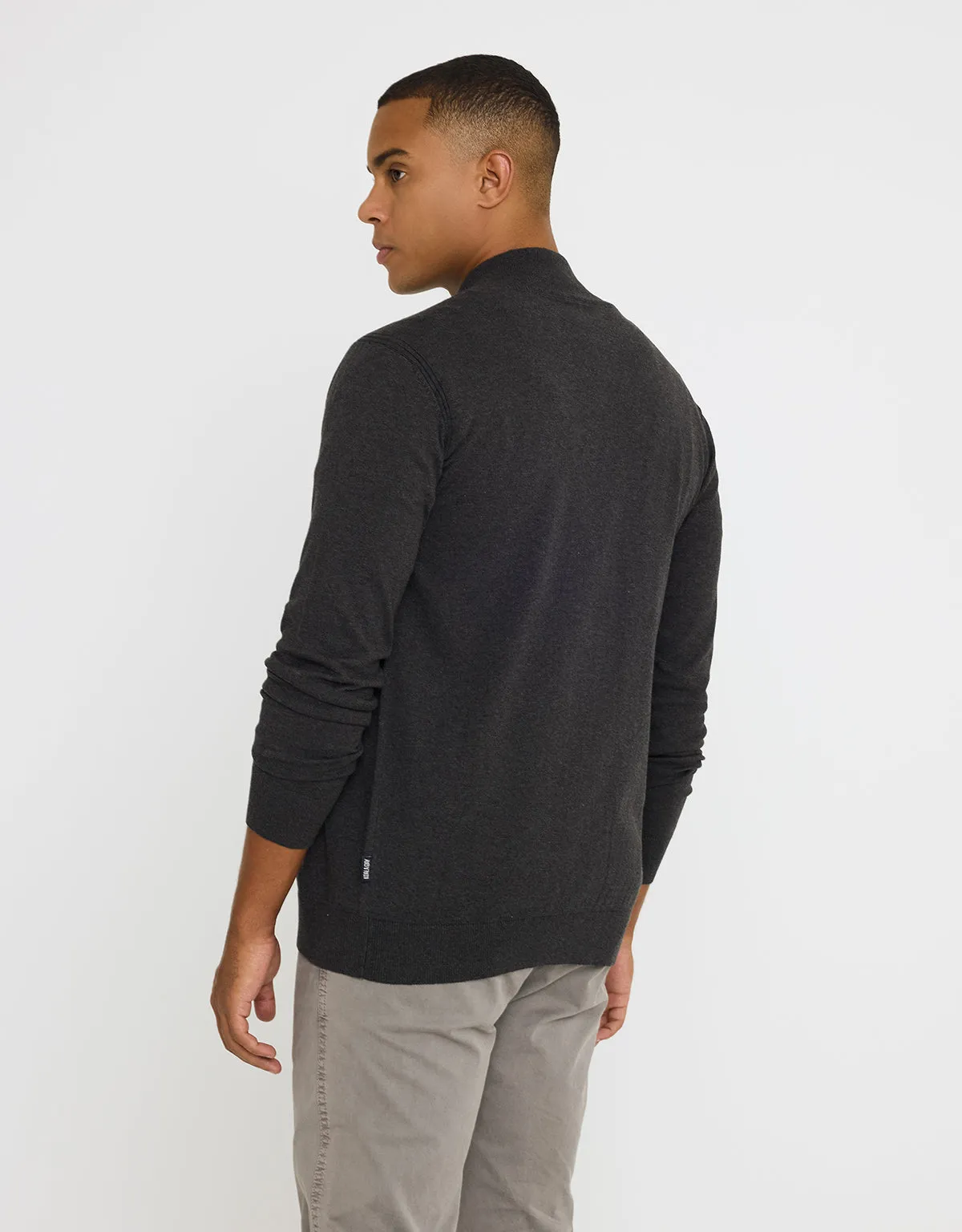 Gray Zip Sweater - Picos