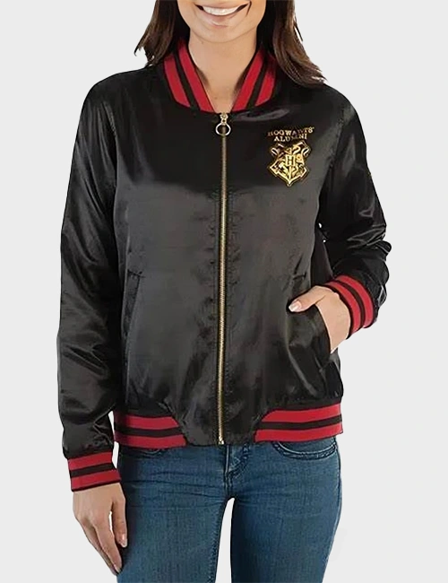 Harry Potter Black Juniors Bomber Jacket - William Jacket