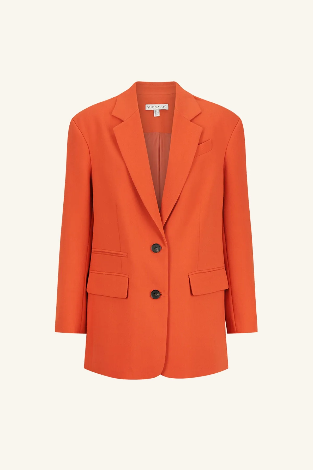 Irena Oversized Blazer - Brick Orange