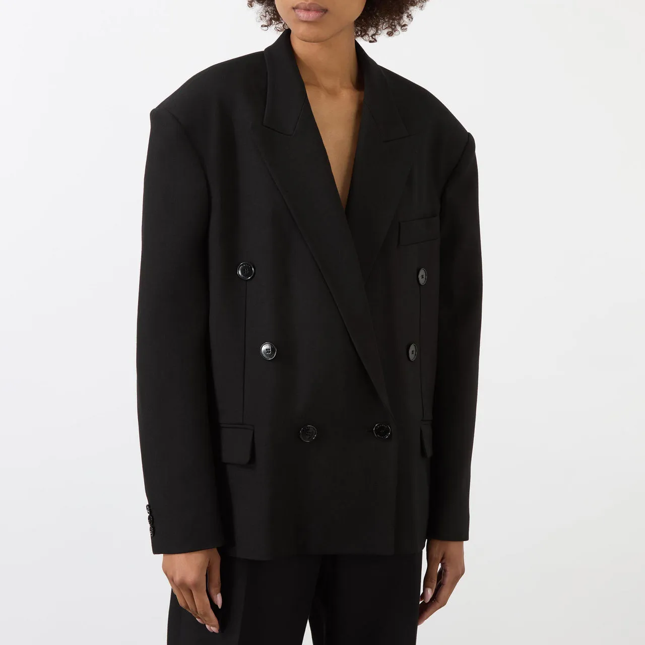 ISABEL MARANT Klero Double-Breasted Blazer - Black