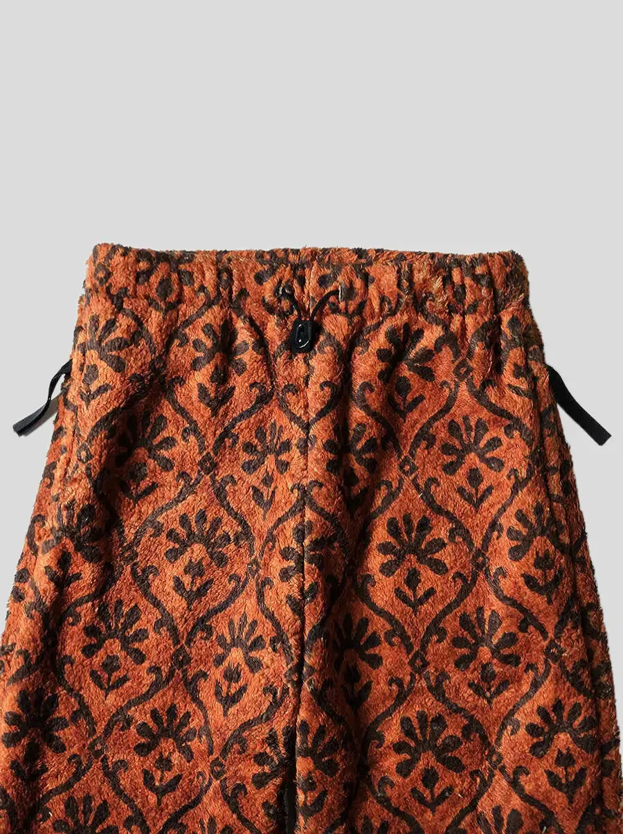 Kapital Yosemite Arabesque Pattern Fleece Easy Pants