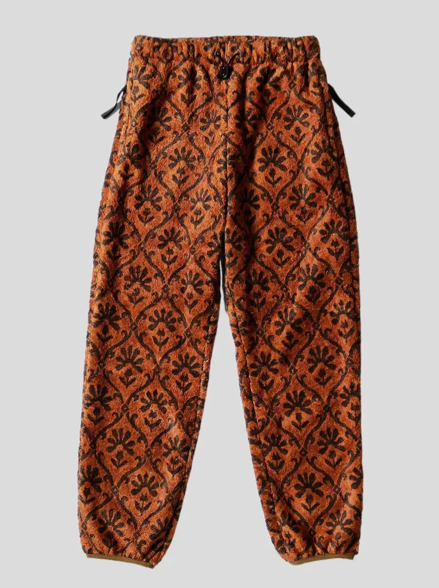 Kapital Yosemite Arabesque Pattern Fleece Easy Pants