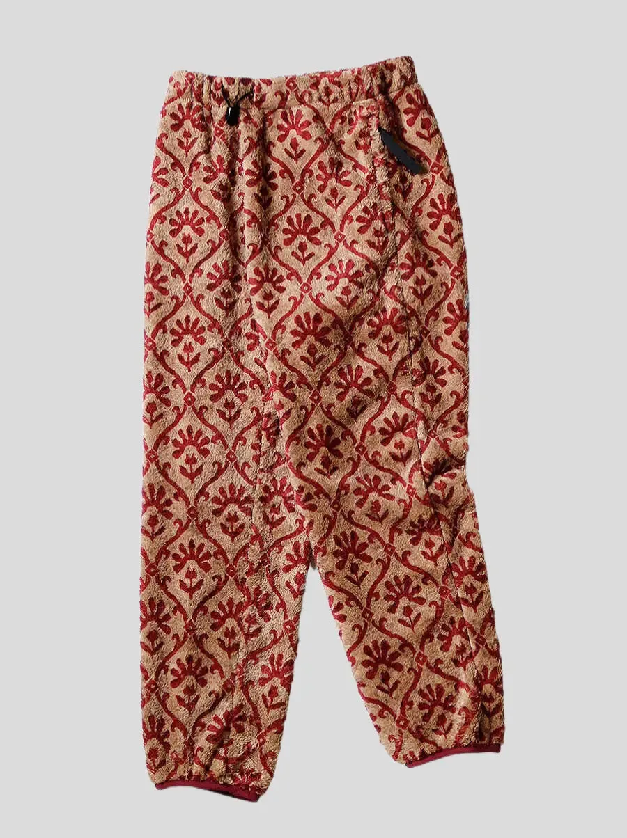 Kapital Yosemite Arabesque Pattern Fleece Easy Pants