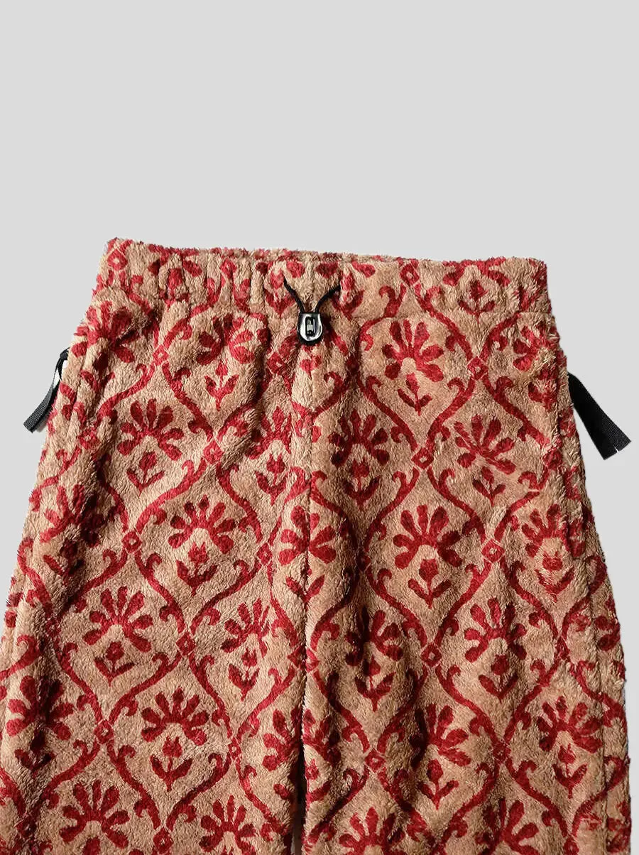 Kapital Yosemite Arabesque Pattern Fleece Easy Pants