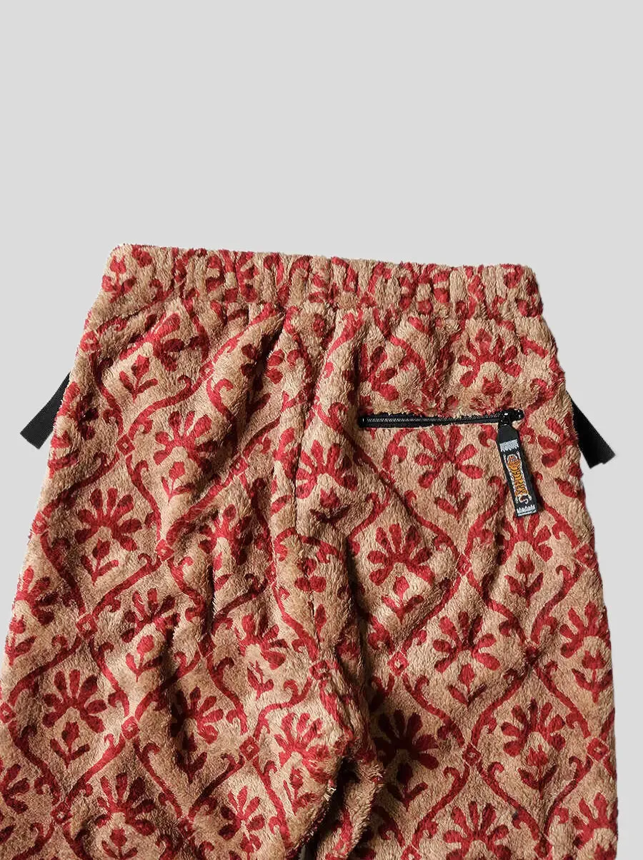 Kapital Yosemite Arabesque Pattern Fleece Easy Pants