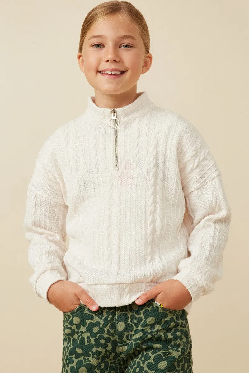 Kids | Just Call Me Cozy Cable Knit Sweater