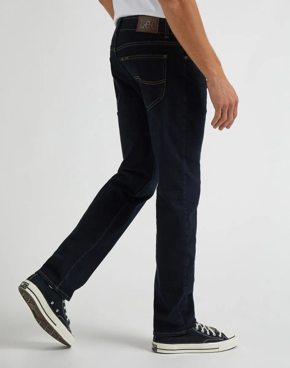 Lee Extreme Motion Straight Denim Stretch Jeans MVP Rinse