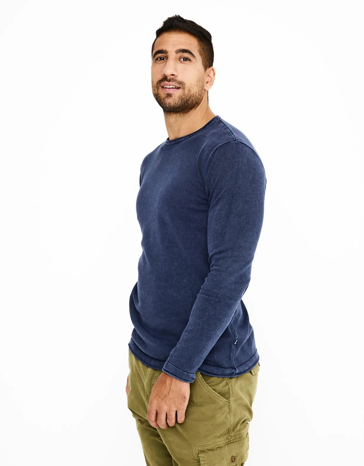 Long Sleeve Cotton Sweater - Jacks