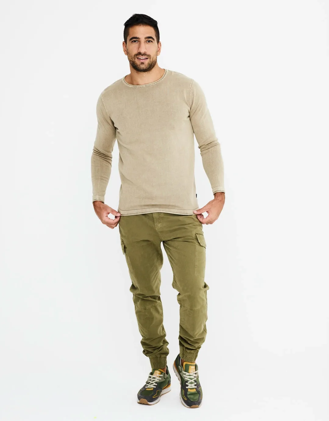 Long Sleeve Cotton Sweater - Jacks