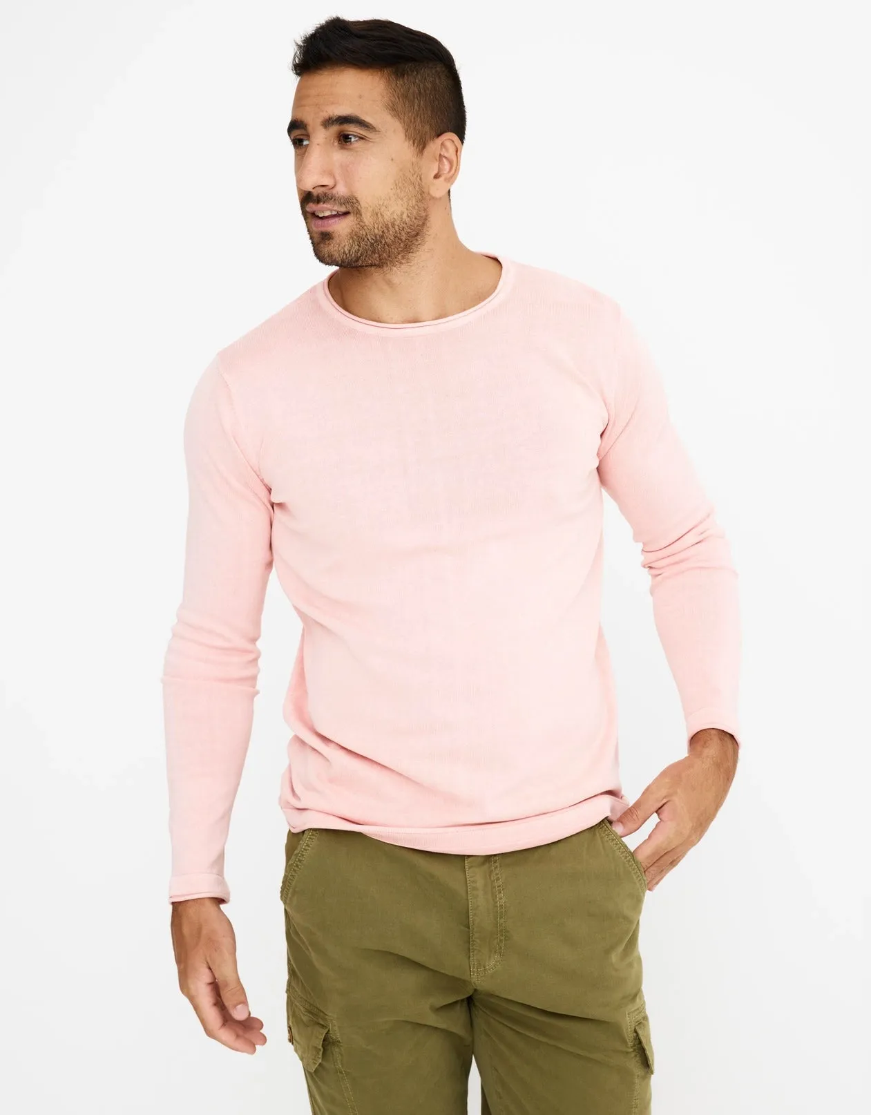 Long Sleeve Cotton Sweater - Jacks